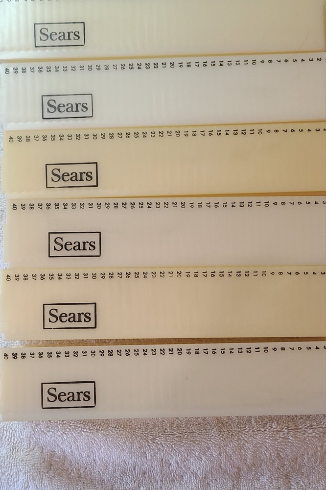 6 Sears 40 Slide Treys