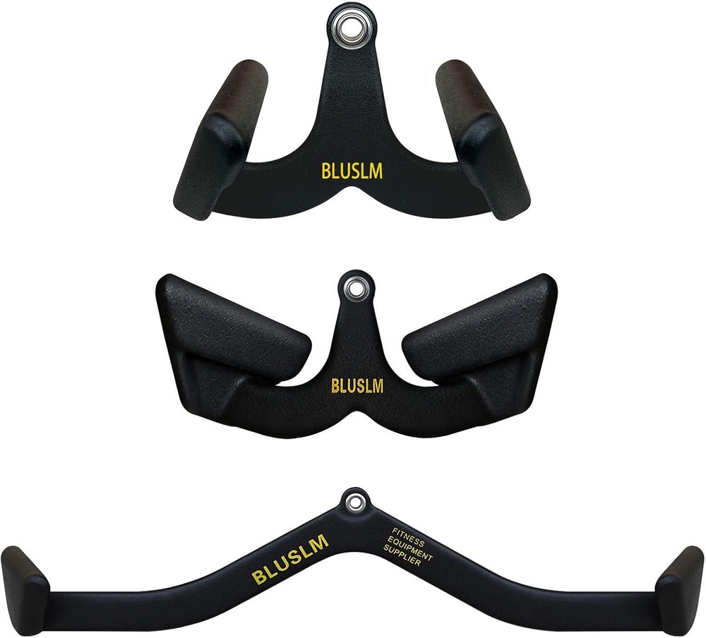 LAT Pull Down Bar for Cable Machine, Pulldown Attachments T V 3PIECES