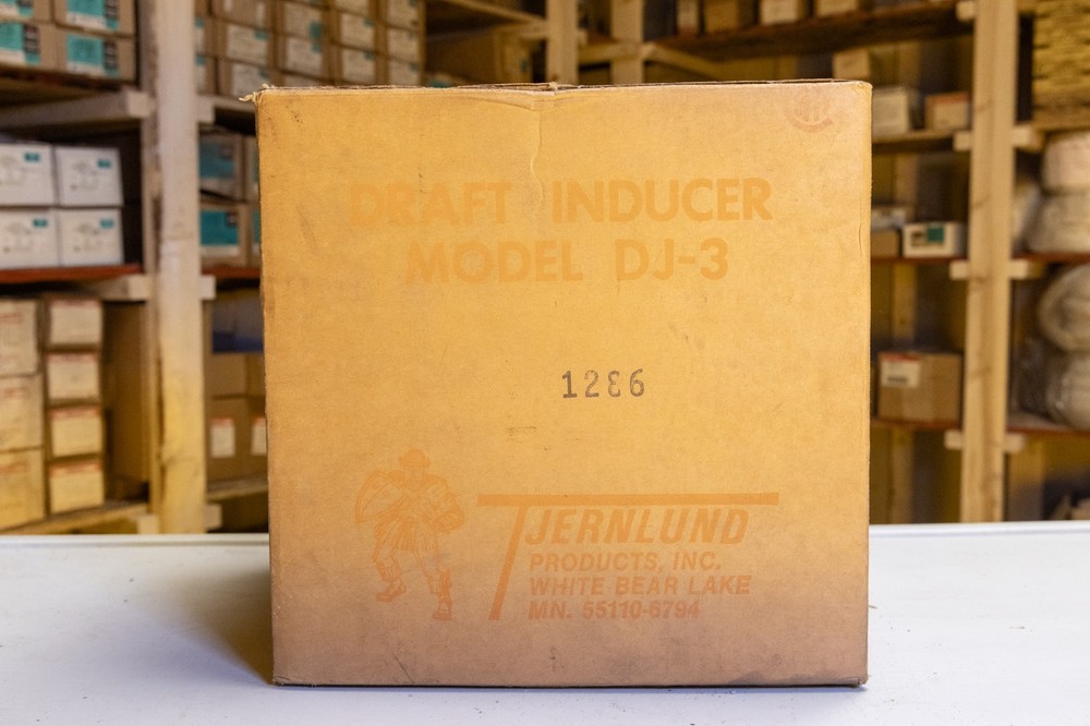 Tjernlund DJ-3 Draft Inducer 115V HVAC NOS Untested w/Box
