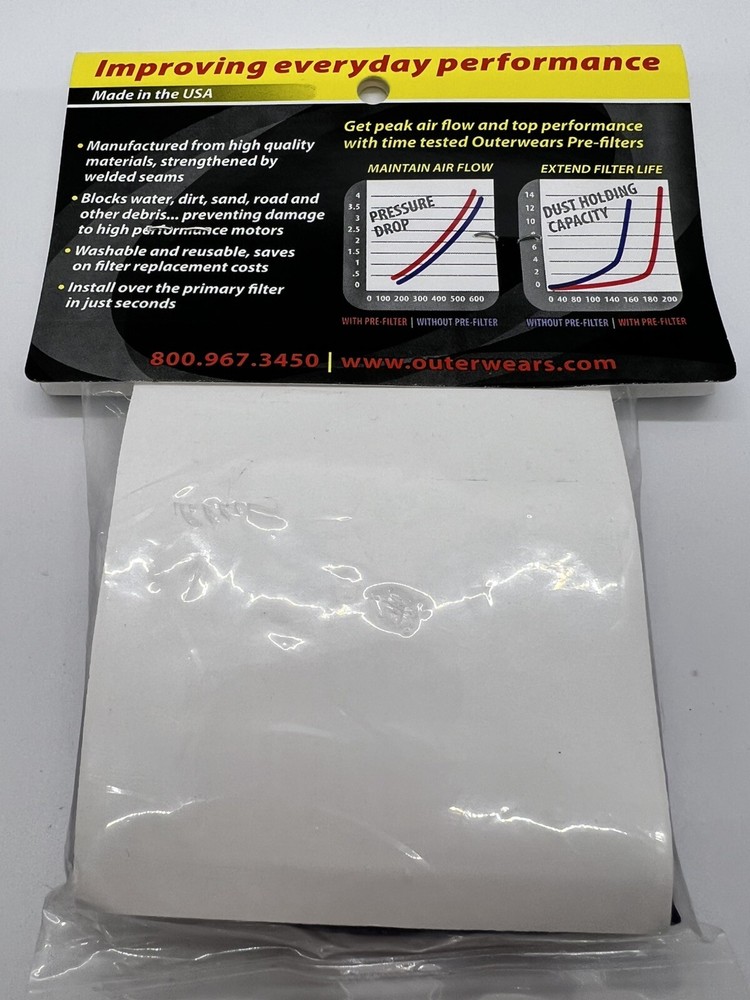 Outerwears 20-2758-07 Purple. Pull Start Pre-Filter For Turtle Racing V2