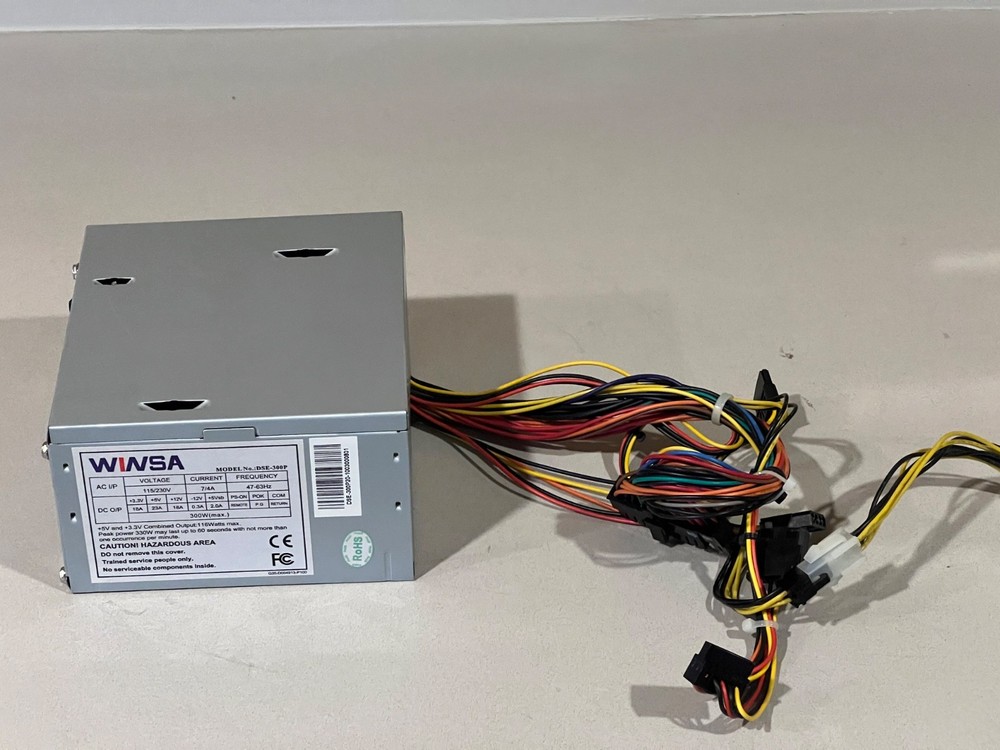 WINSA DSE-300P Power Supply 300W - Tested Work