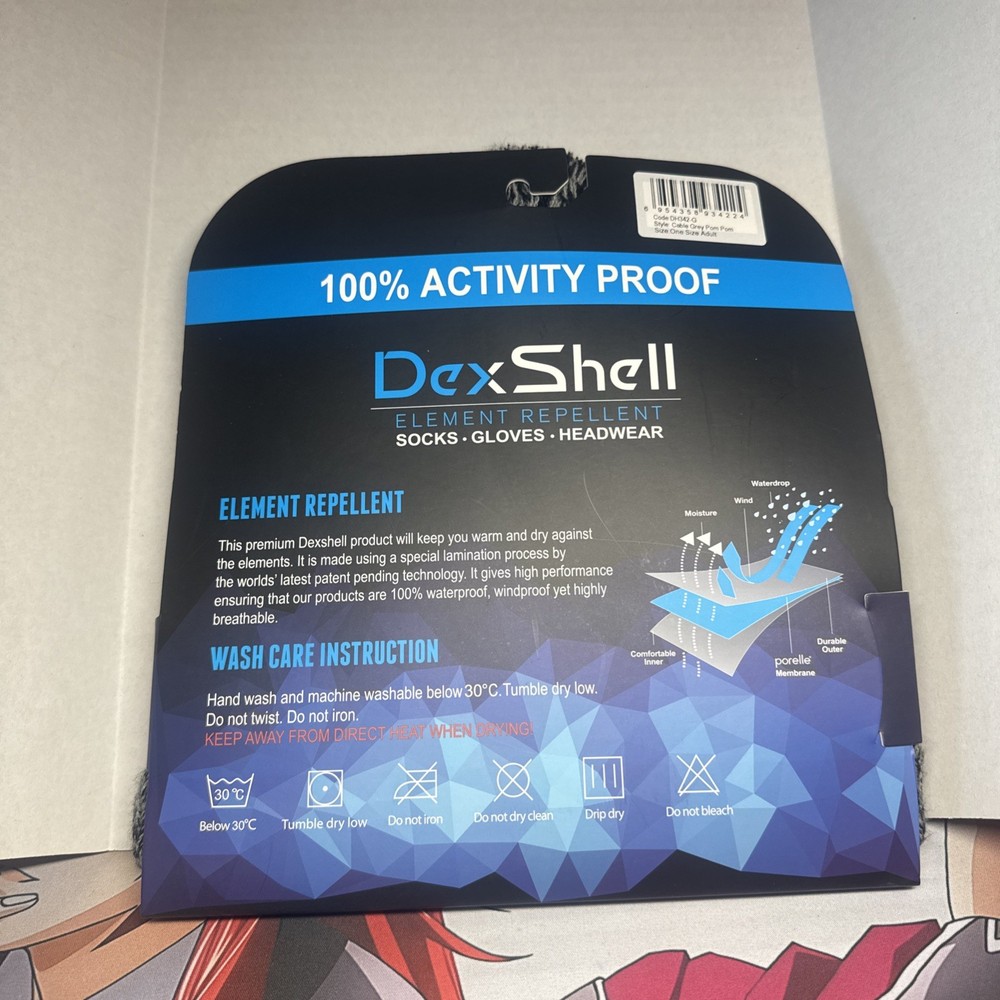 DexShell - Waterproof Single Pom Cable Beanie Hat t5