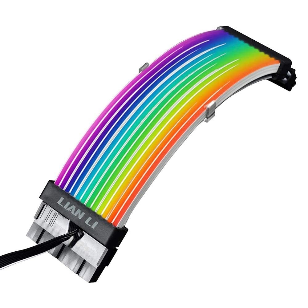 RGB 24-Pin Cable Extension for PC Build Lighting and Customization