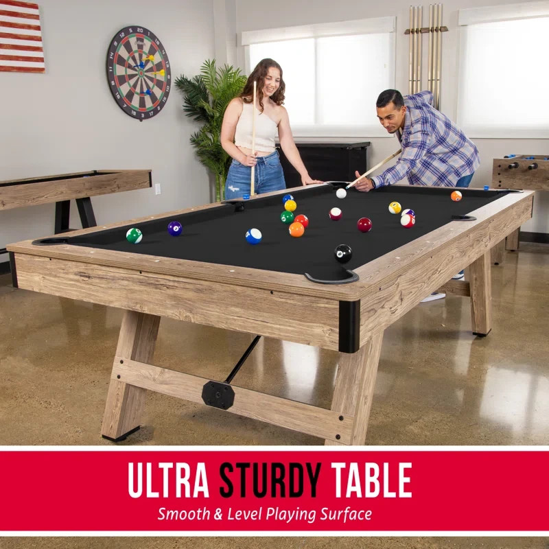 PoolTable (8 ft) (Brown/Black)
