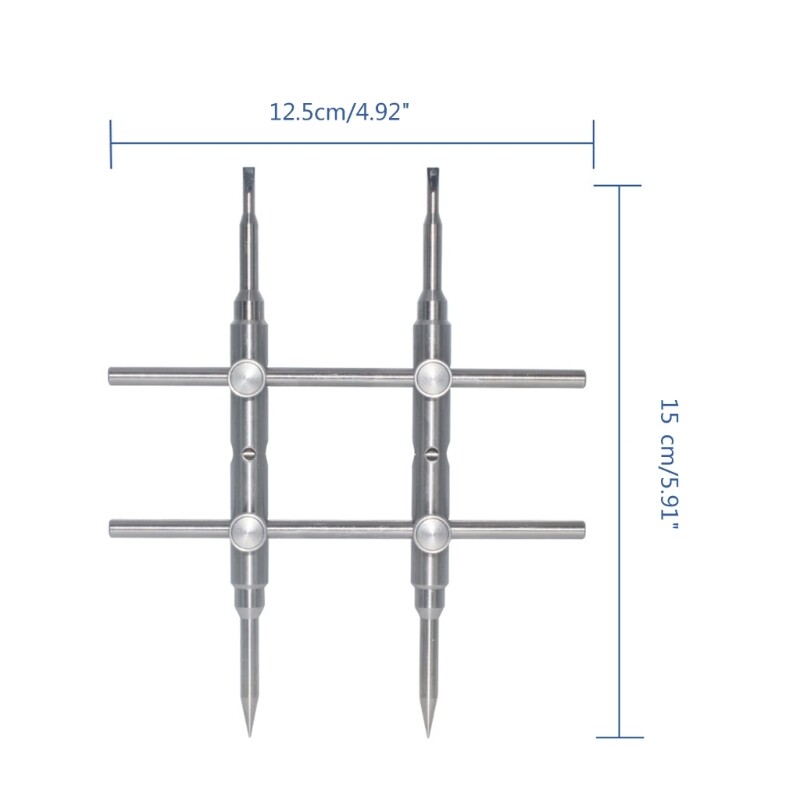 Professional Flat&Pointed Tips DSLR Camera Lens Spanner Wrench Double Heads