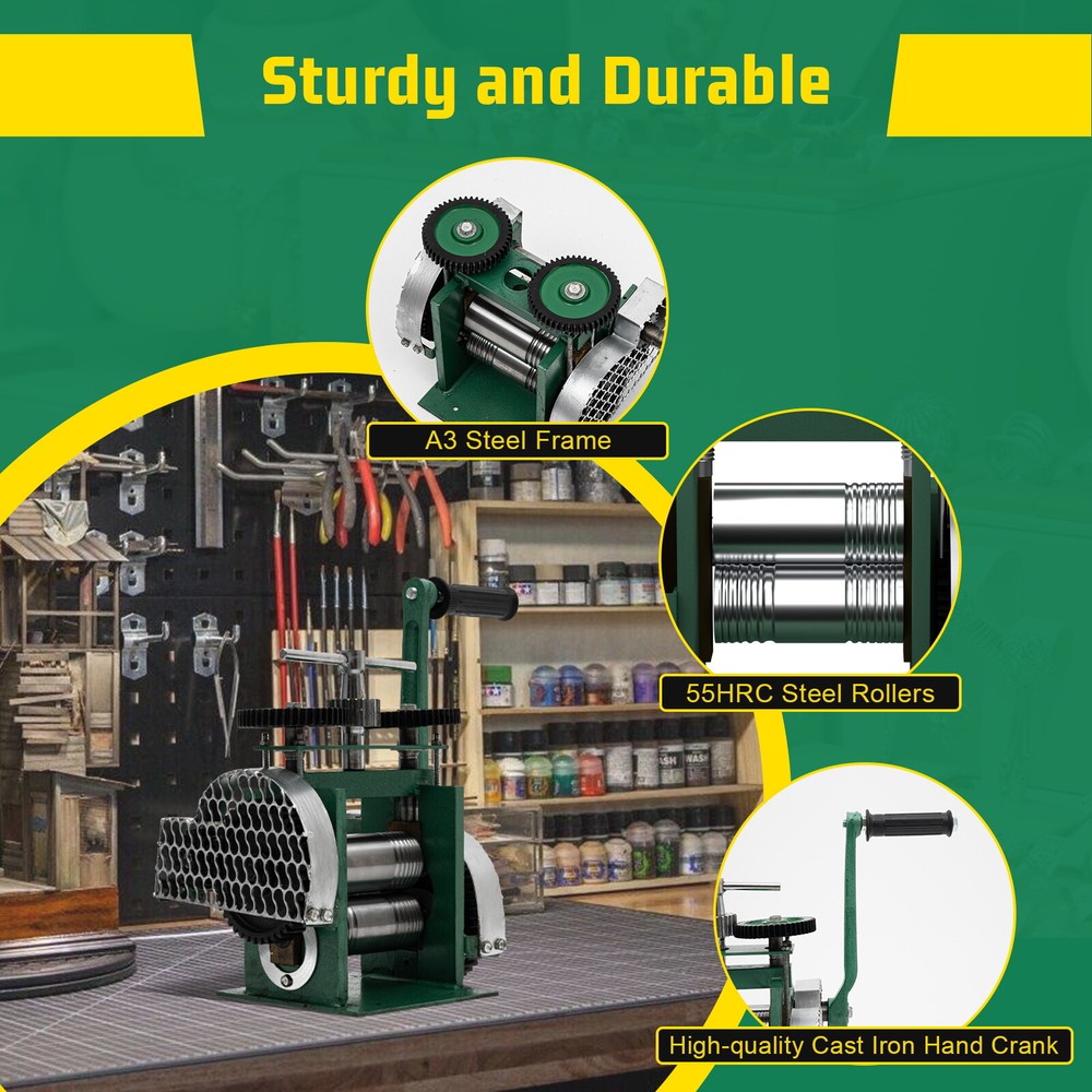 Rolling Mill Combination Rolling Mill Machine with Manual Jewelry Wire Flat