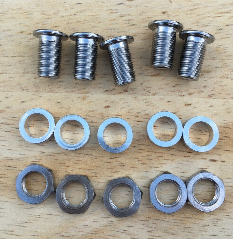 Willow Triplizer Inner Chainring Bolts Spacers Nuts / Rivendell Triple Crank