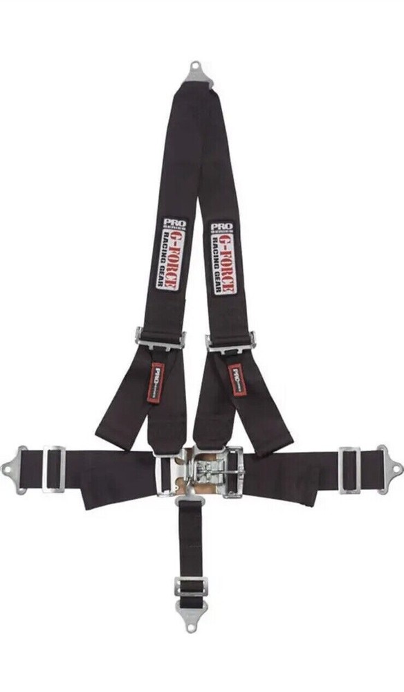 G-Force Harness Set Racing Gear 6020BK Black