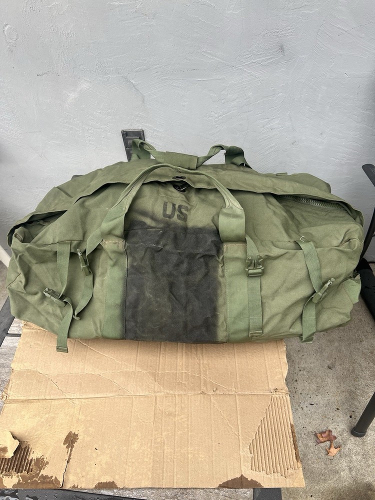 Vintage US Military Duffel Backpack