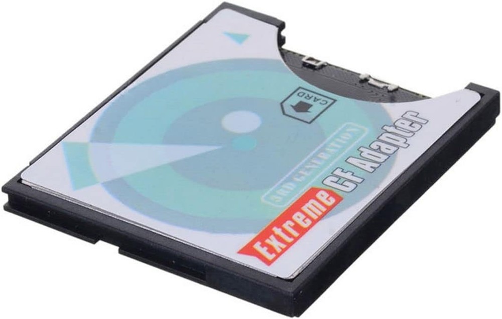 Chenyang SD SDHC SDXC to CF Compact Flash Memory Card Adapter Reader Blue