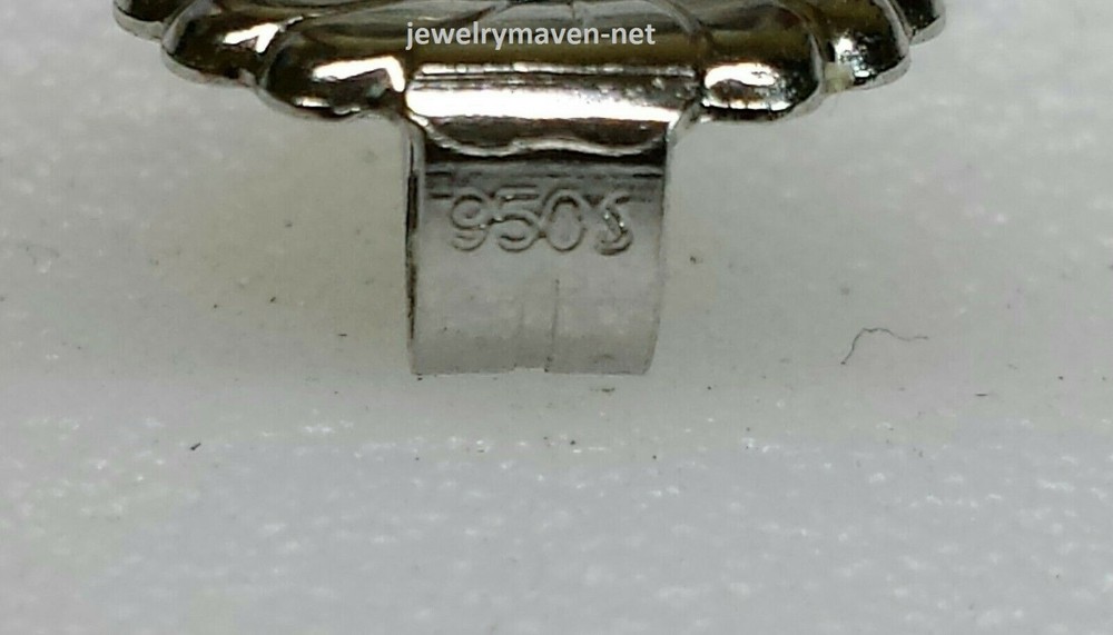 PAIR 8mm STABILIZER Lifter Solid PLATINUM 950 Earring Friction Push backs Nuts