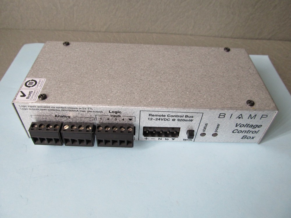 Biamp voltage Control Box  12~24VDC @ 920mW  (4x) inputs/outputs  *Quantity Ava.