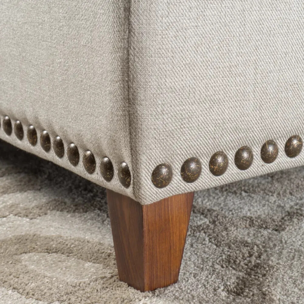 Versatile Baltimore Ottoman with Hidden Storage for Home Essentials