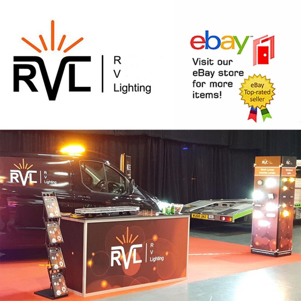 12v Switch Control Panel, Amber LED Light Bars Work Strobe Car Bracket Mount 24v