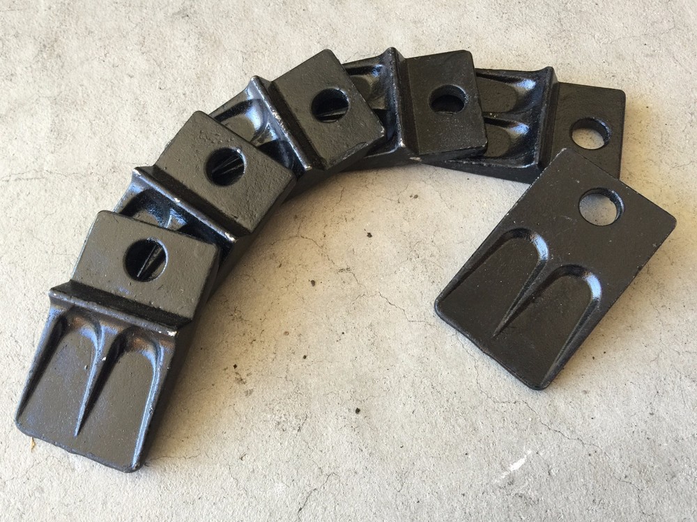 6 pcs Post Hole Digger Auger Cutting Edge, Blade, Knife
