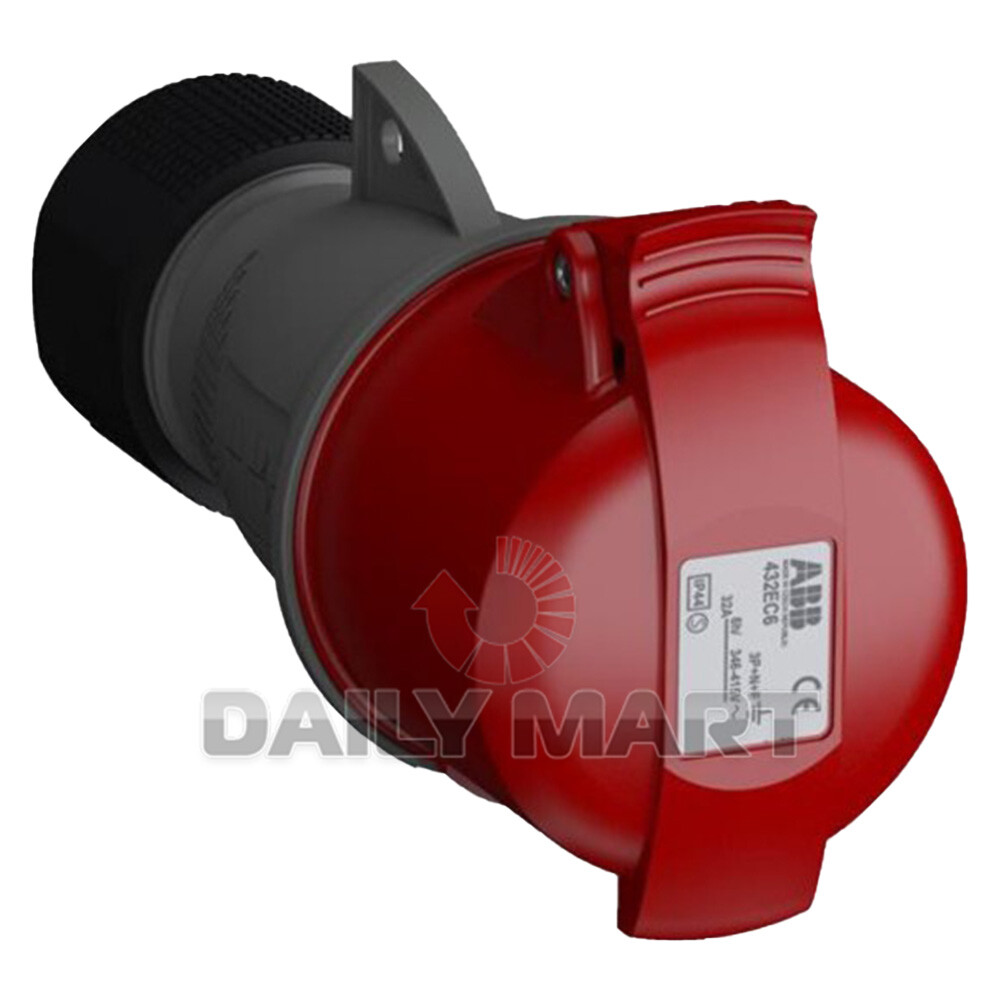 New In Box ABB 432EC6 Five-pole Mobile Industrial Socket