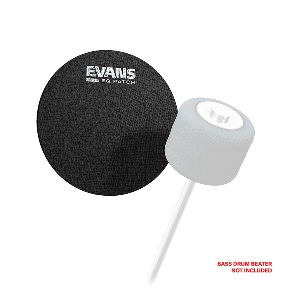 Evans EQ Bass Drum Patch Black