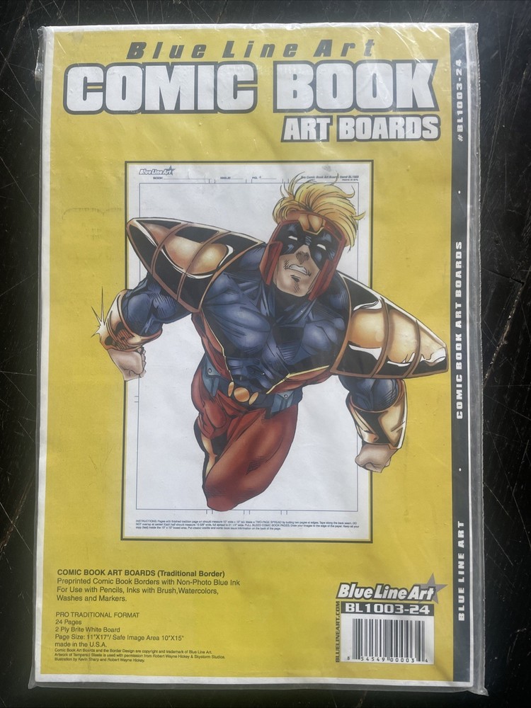 Blue Line Art Comic Book Art Boards BL1003-24
