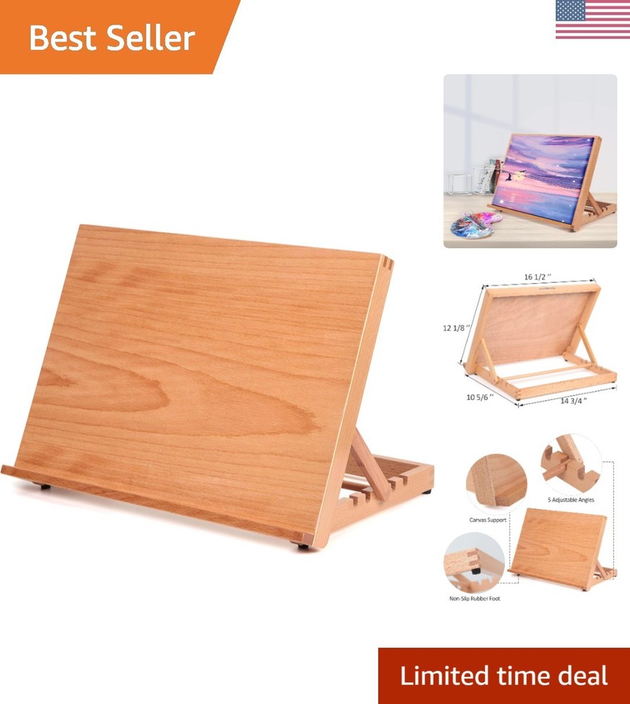 Lightweight Drafting Easel with Smooth Beech Surface – Perfect for Sketching