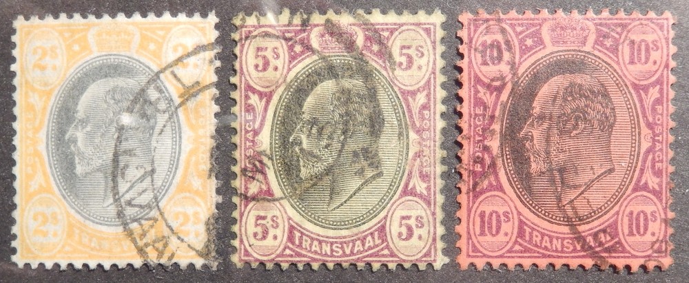 Transvaal Scott #262, 264-265, Used