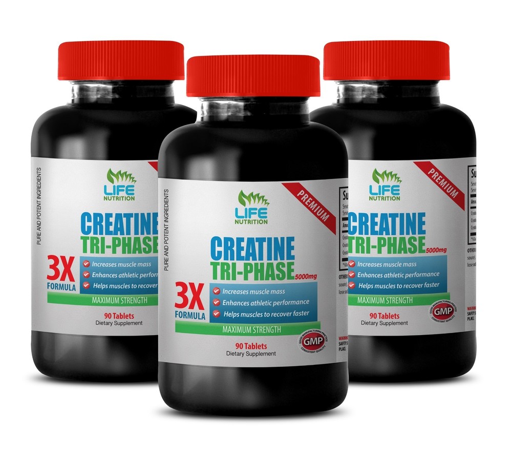 provides energy for workouts - CREATINE TRI-PHASE 5000mg 3B - cognitive function