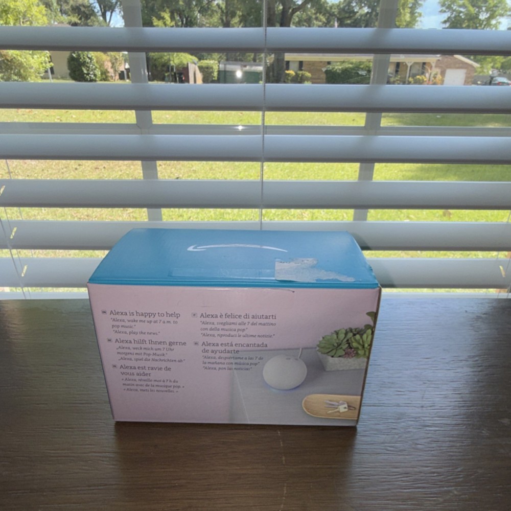 Amazon Echo Dot (4th Generation) Smart Speaker, Alexa Compatible, White