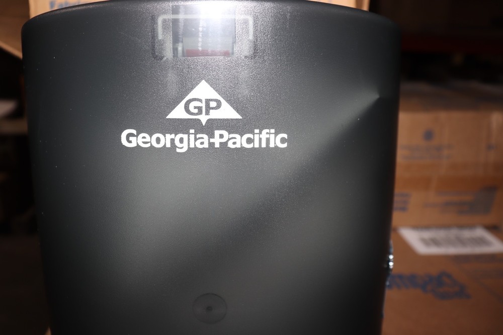 Georgia-Pacific 58204 SofPull Centerpull Paper Towel Dispenser Translucent Smoke