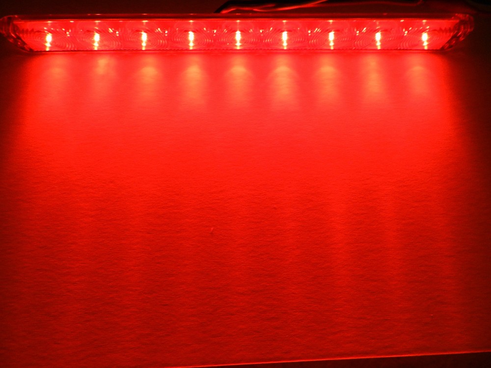 Two Red Optronics Ultrathin LED Truck Trailer Stop Tail Turn Submersible RV