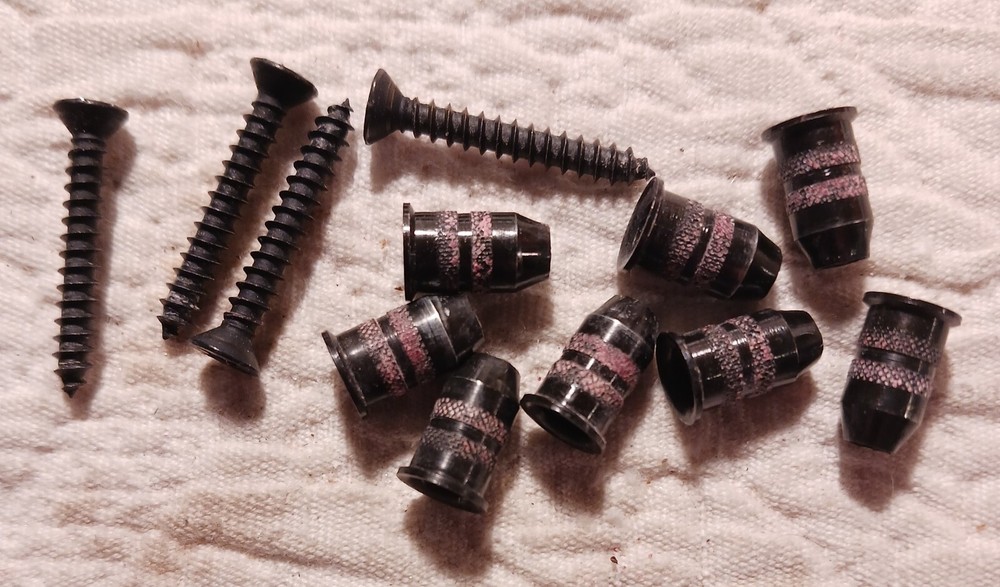 8 String HIPSHOT Style Hardtail Fixed Guitar BLACK BRIDGE ESP/LTD Ferrule