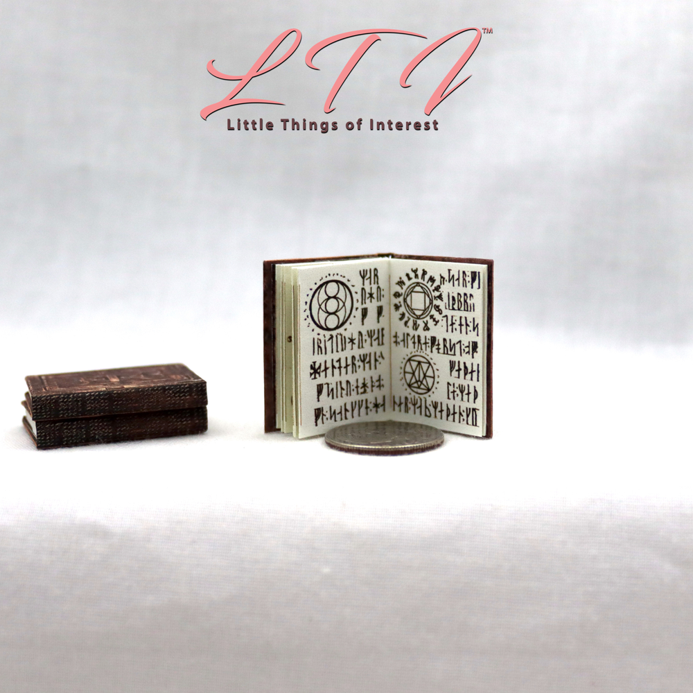 DARKHOLD MCU Version 1:12 Scale Miniature Readable Illustrated Book Marvel