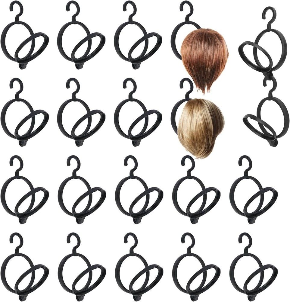 20-Pack Wig Hanger & Storage Solution, Versatile Stand for Multiple Wig Organ...