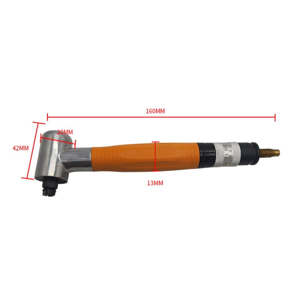 Compact Pneumatic Engraving Pen with Double Bearing for Precision Work