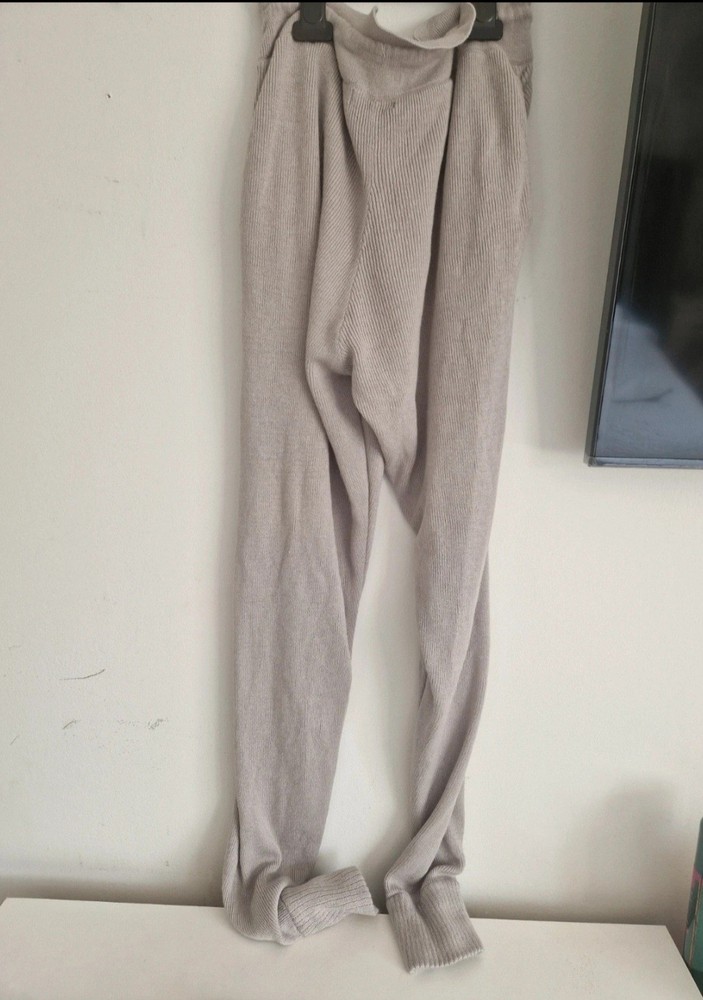 Nasty Gal Grey Knitted Lounge Set Size 8