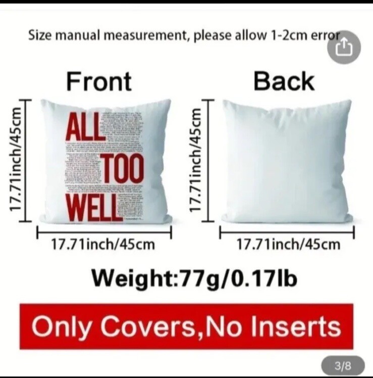 Taylor Swift Pillowcase Cover All Too Well