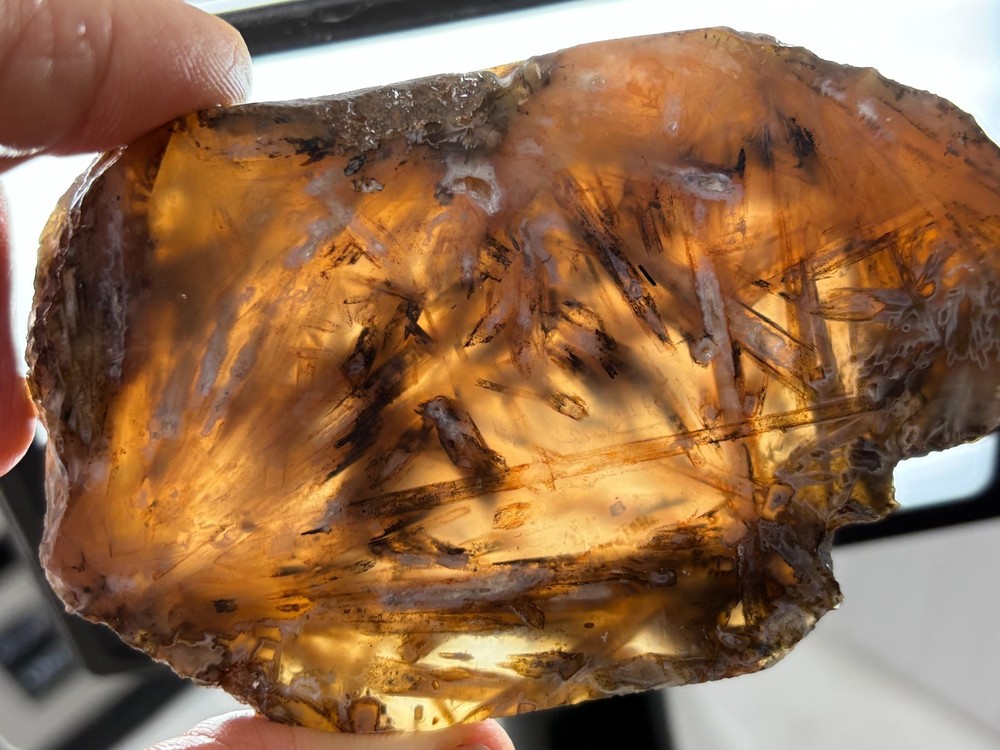 Turkish Stick Agate slab Cabbing Lapidary Collecting Combo Ship aval