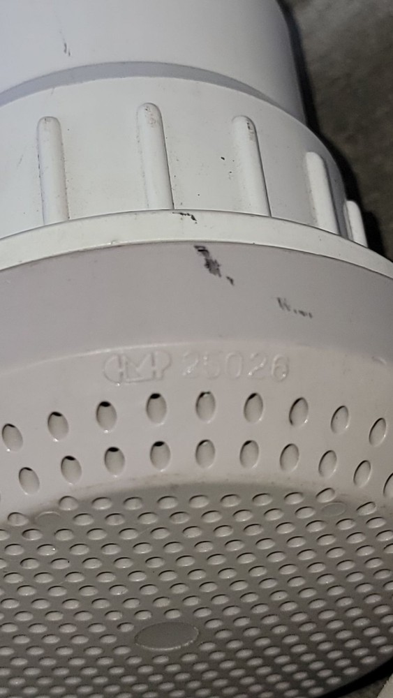 CMP 25026 Pool Spa Jet Return White Plastic Replacement Part Scuffed Assembly