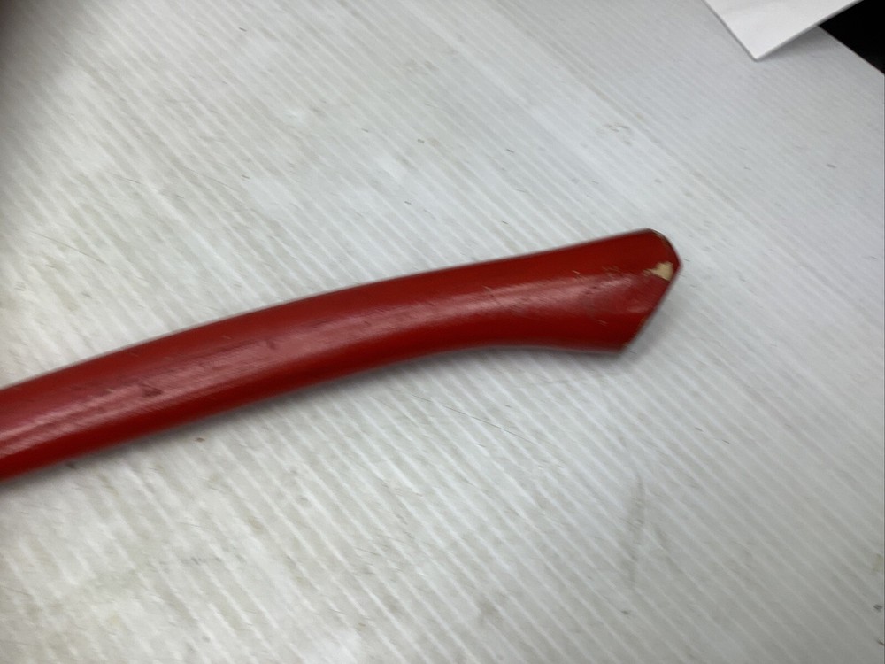 vintage Collins "connie" pattern axe red