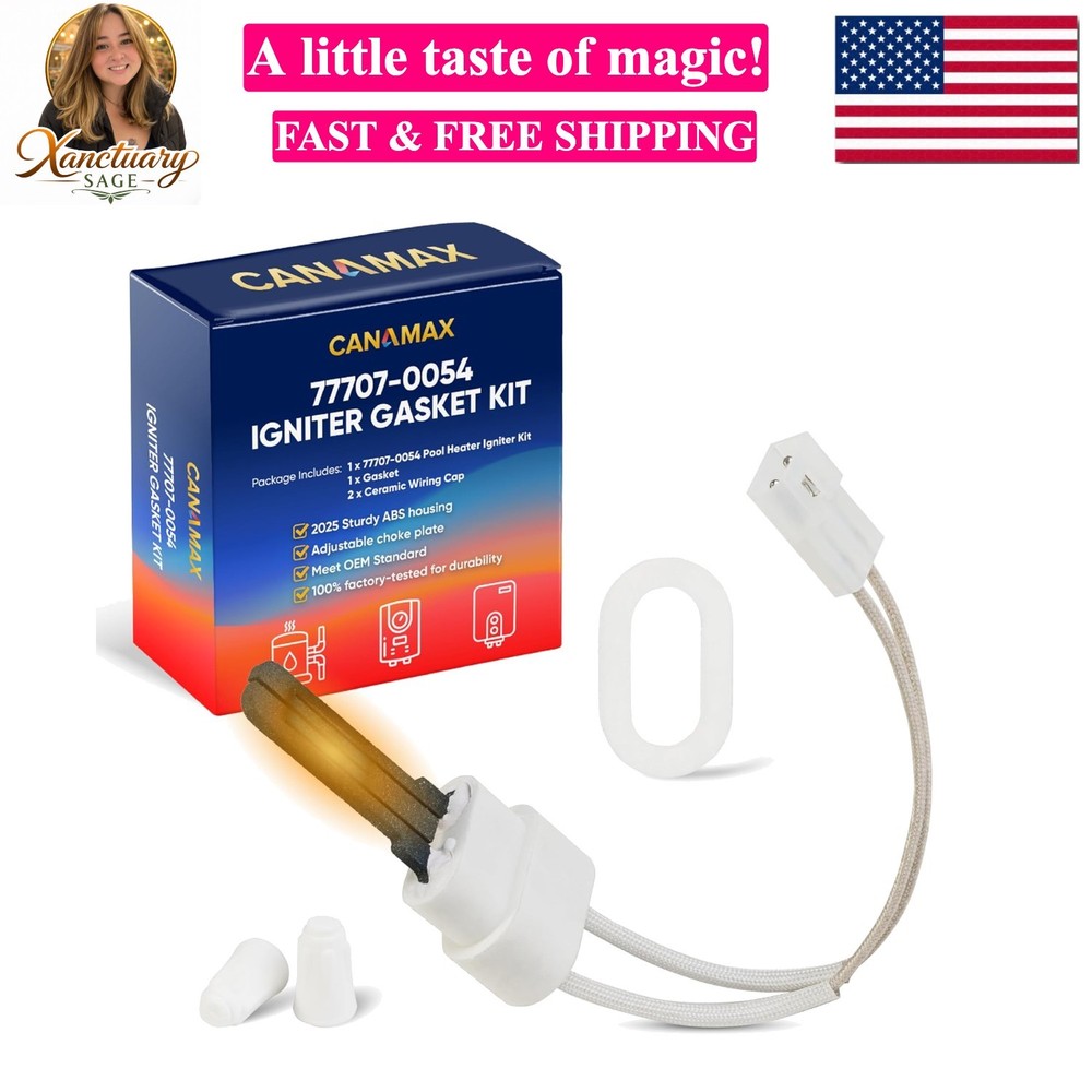 Igniter & Gasket Kit for Pentair Pool and Spa Heater – Compatible with Master...