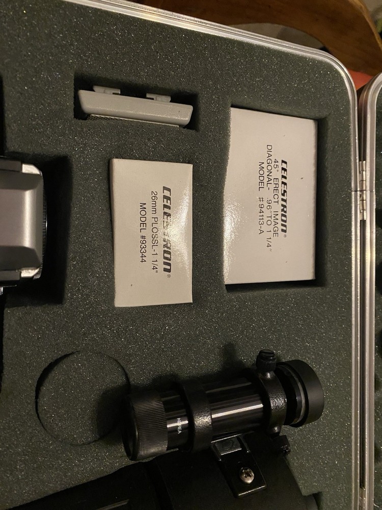 Celestron C90 Spotting Scope W/ Minolta SRT201 Camera-case-instructions-unused
