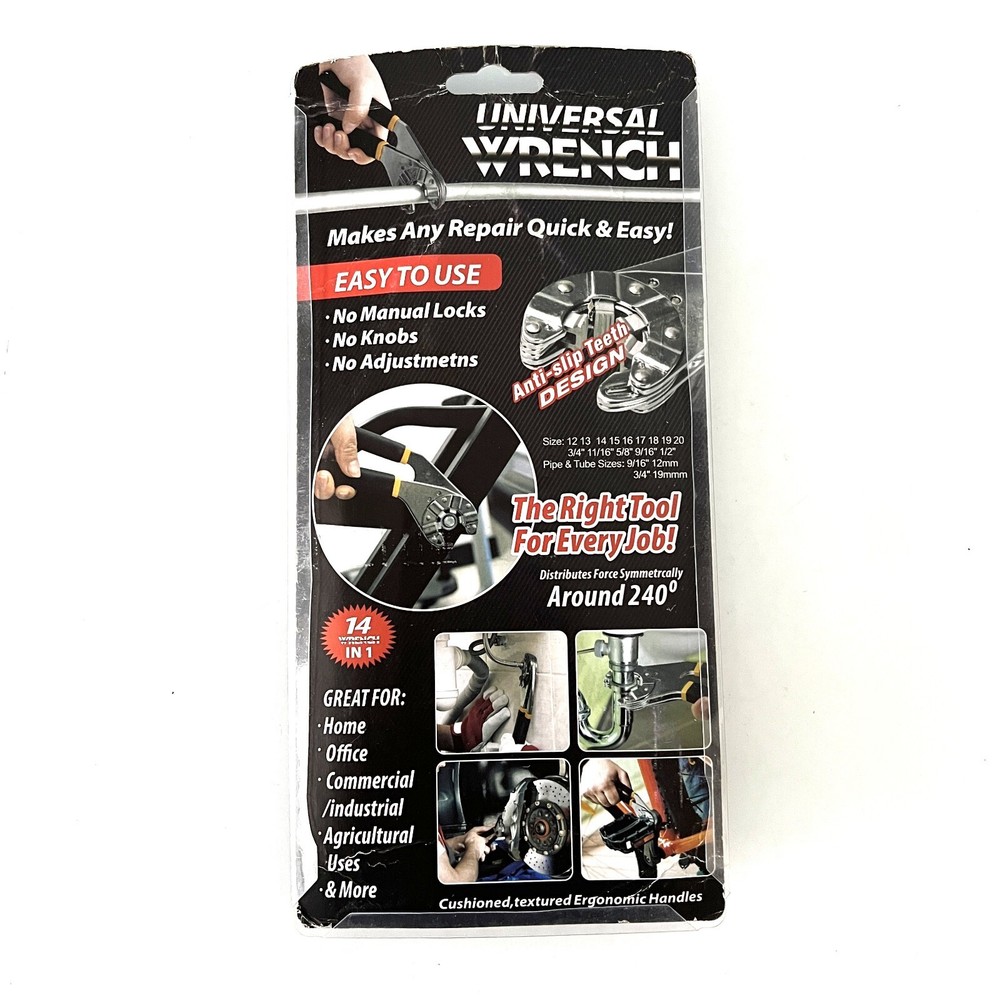 Multi-function Adjustable 8" Universal Wrench Open Spanner Tools FREE Shipping
