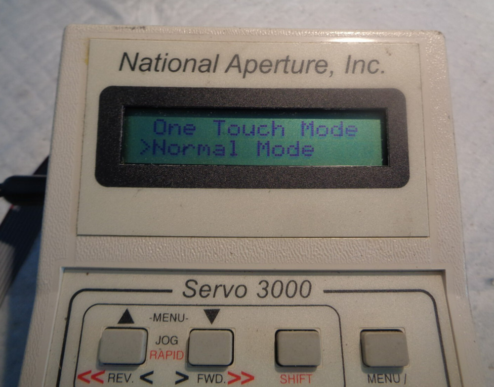 NATIONAL APERTURE SERVO 3000 MC-4B SERIES CONTROLLER Unit In Working Order