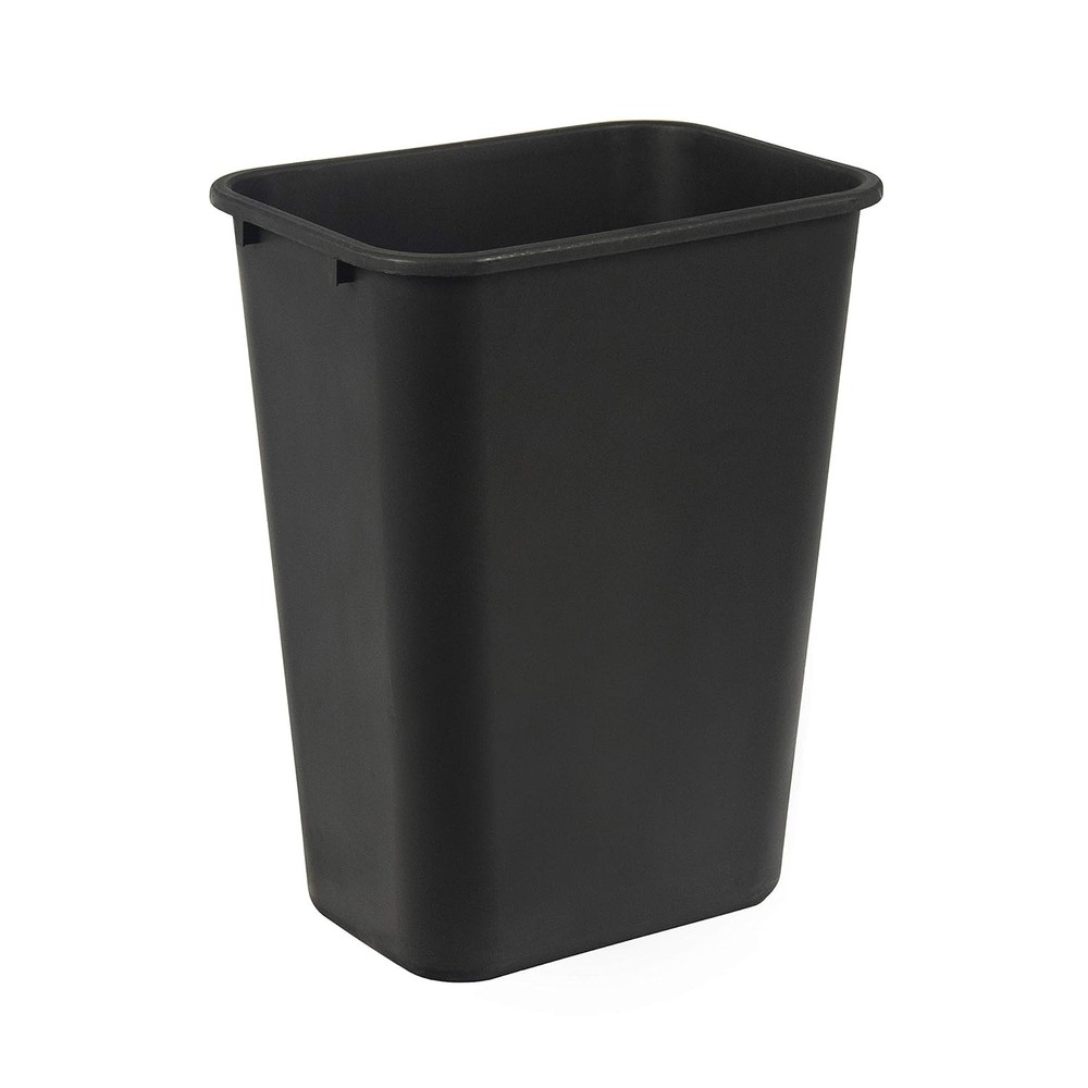 Rectangular Commercial Office Wastebasket, Easy to Clean, Space-Saving
