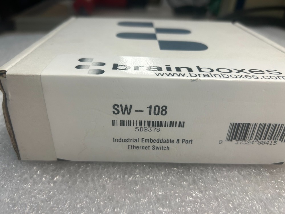New - Brainboxes SW-108 8-Port Embedded Ethernet Switch