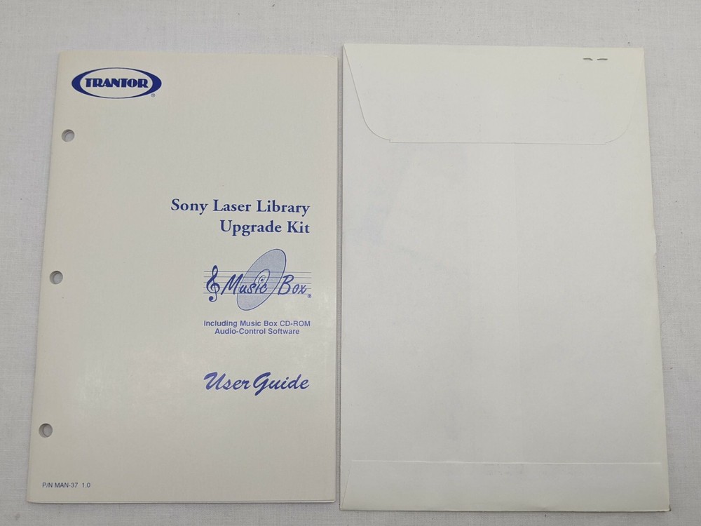 Trantor/Sony Laser Library Upgrade Kit for MUSIC BOX - w/software NEVER OPENED