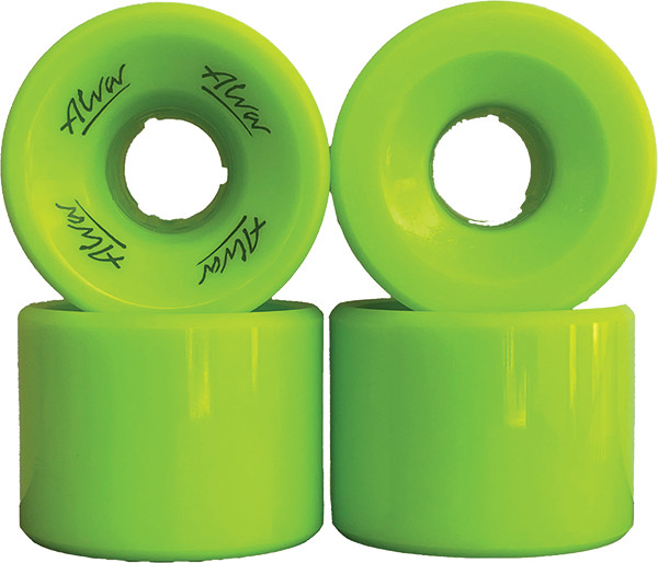 ALVA OLD SCHOOL FLATBACK 60MM 92A CRYPTO GREEN WHEELS SET