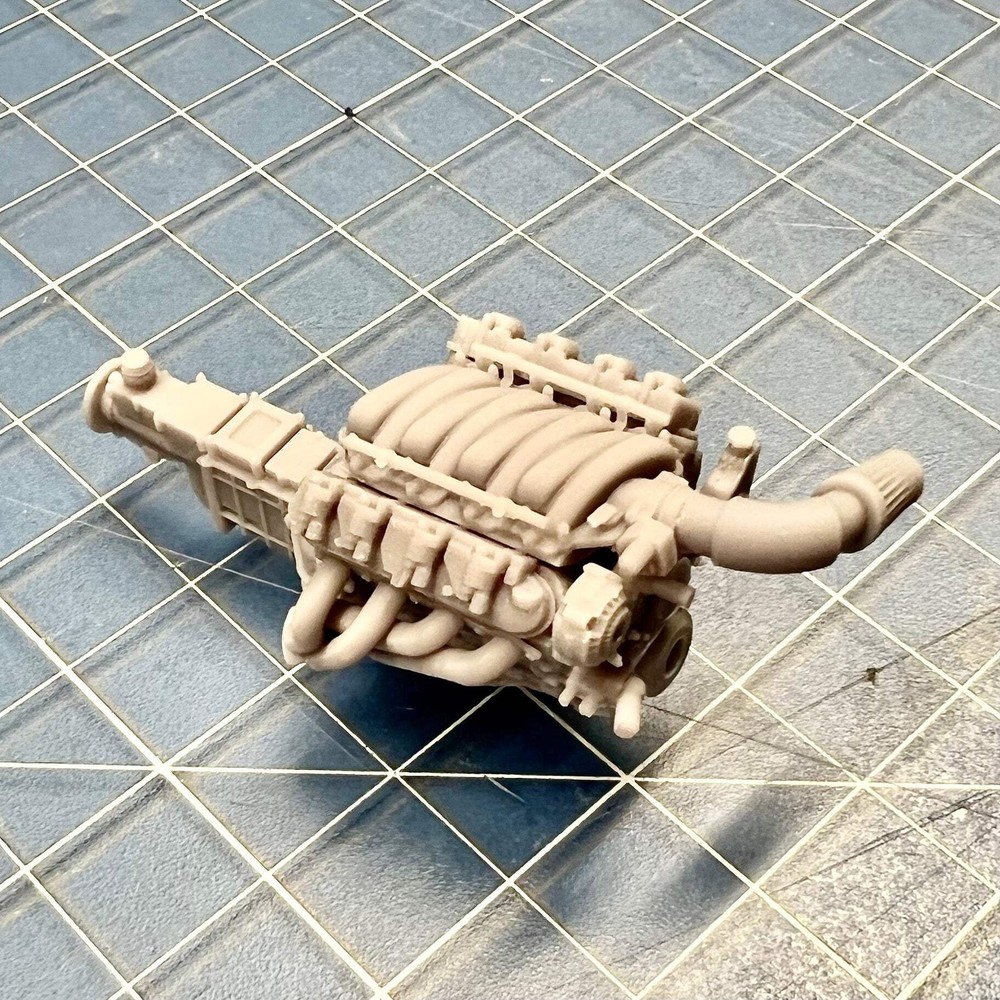 Chevy GM LS LSX LS1 LS3 Custom Engine 1/25