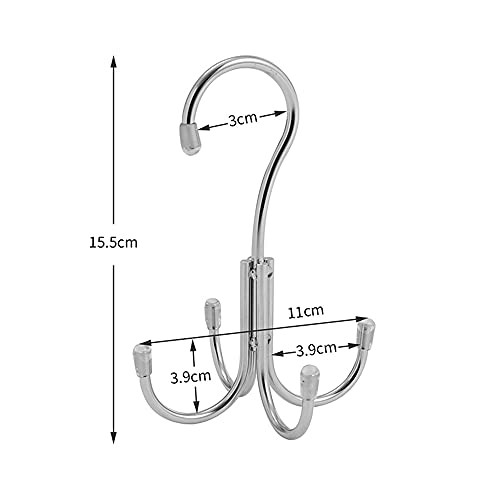 1 Pack Stainless Steel Multi-Purpose Four Claw Hook Strong Solid Bearing Shoe
