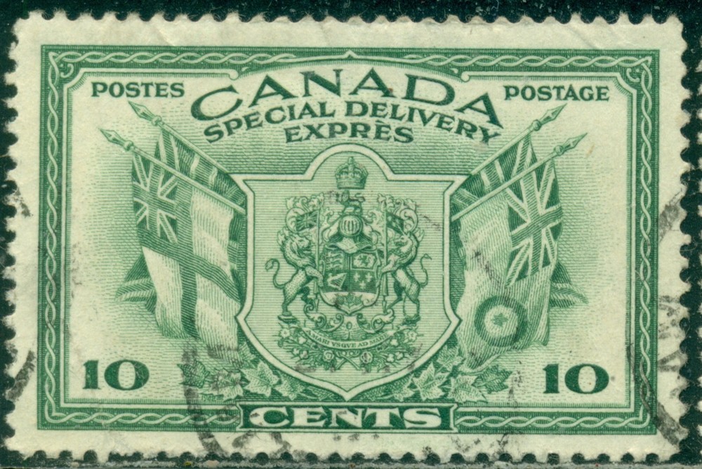 CANADA SCOTT # E-10, USED, EXTRA FINE, GREAT PRICE!