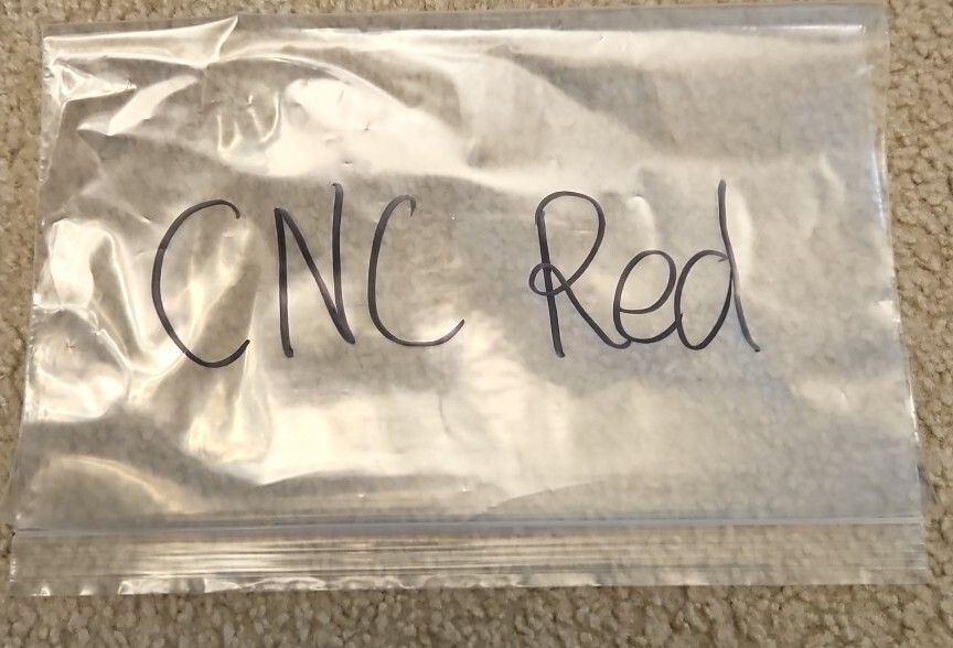 AOLS Piston Head Aluminum Precision CNC Machined - Red