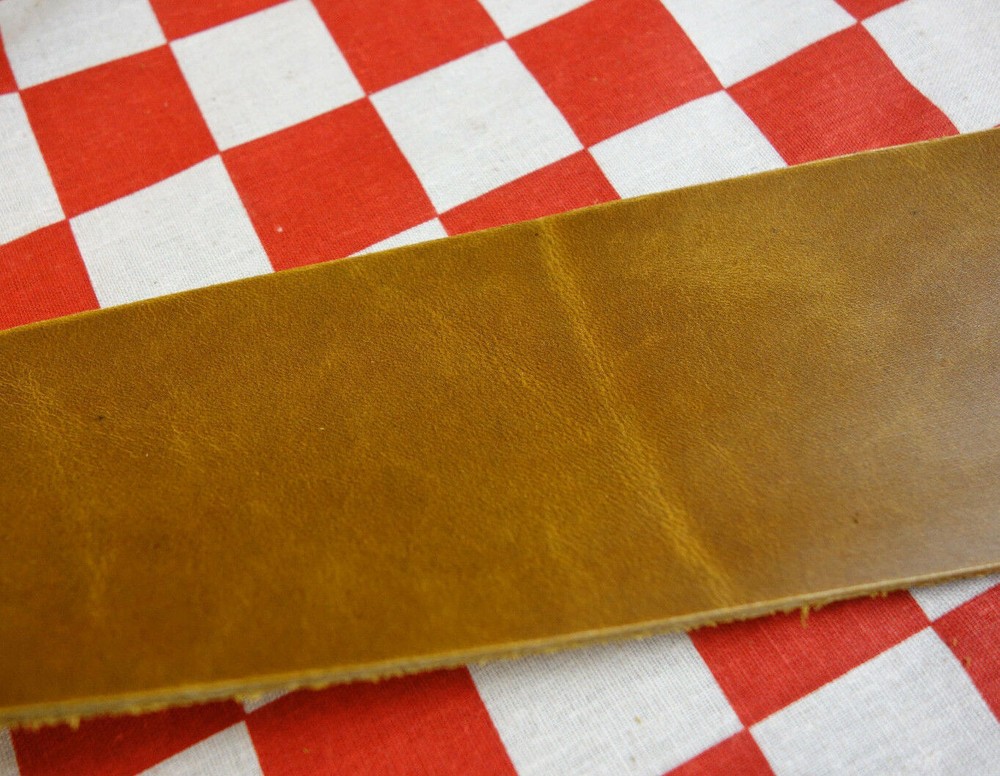 HORWEEN BUTTERSCOTCH CAVALIER 5.5 oz. LEATHER STRAPS, SELECT YOUR SIZE.
